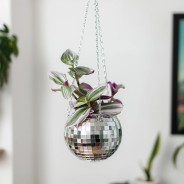 Disco Ball Hanging Planter in 3 sizes 8 6" (15cm)