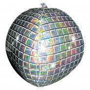 Disco Ball Holographic Ultrashape Foil Balloon 1 