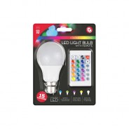 Colour Change LED Lightbulb with Remote 2 B22