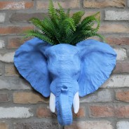 Elephant Head Wall Planter (7796) 1 