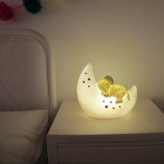 Mini LED Elephant and Moon Lamp 3 