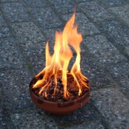 Terracotta Fire Pot and Stand - Mini Fire Pit 5 