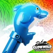 Dolphin Mega Flashing Animal Wand 11" Wholesale 7 