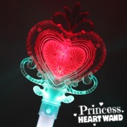 Large Light Up Princess Heart Wand Wholesale 7 