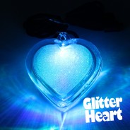 Light Up Glitter Heart Necklace 5 
