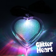 Flashing Glitter Heart Necklaces Wholesale 2 