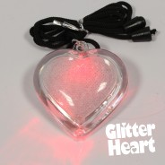 Flashing Glitter Heart Necklaces Wholesale 7 