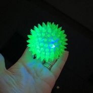 Light up Spikey Ball 7.5cm 5 