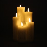 Melted Edge Real Wax LED Candle Displays - Flickabrights™ 1 5 Melted Edge