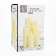 Melted Edge Real Wax LED Candle Displays - Flickabrights™ 7 Packaging example