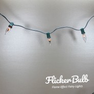 10 Flickering Bulb Fairy Lights - Connectable 19 