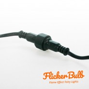 10 Flickering Bulb Fairy Lights - Connectable 14 