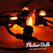 10 Flickering Bulb Fairy Lights - Connectable 1 