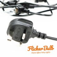 10 Flickering Bulb Fairy Lights - Connectable 15 