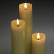 Flickabright Pillar Candles 2 