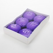 Large Floating Candles 12 6 pack lilac