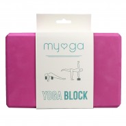 Yoga Block  3 Small Plum
