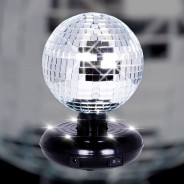 6" Freestanding Mirror ball Kit with LEDs 2 