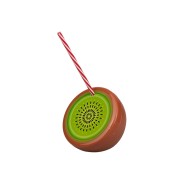 Fruit Shaped Cups with Straw 2 Kiwi