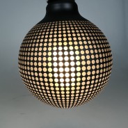 Large LED Decorative E27 Bulbs - 4 Beautiful Designs 2 Black Dotty Lit