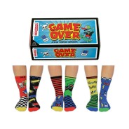 GAME OVER Kids ODDSOCKS - 6 Pack 2 
