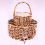 Garden Party 12 Glass Basket with Cooler 2 