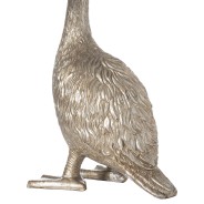 Gary the Goose Silver Table Lamp with Grey Shade 3 
