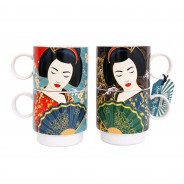 Geisha Stacking Mugs 1 