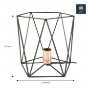 Geometric Cage Table Lamp 7 