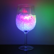 Giant Wine Glass 1 Sublite tealights and Water Crystals sold separately
