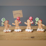 Gingerbread Men Name Place Card Holders - 4 Pack 1 