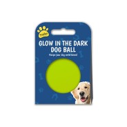 Dog Squeaky Glow in the Dark Ball - Tennis Ball Size 4 