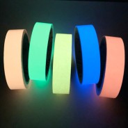 Glow in the Dark Tapes by Cre8 - 25mm x 5m 1 Orange, Green, Yellow, Blue, Red