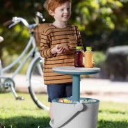 Go Bar Portable Drinks Cooler & Table by Keter 6 