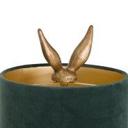 Gold Hare Table Lamp with Green Shade 4 
