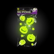 Halloween Glow Gel Window Stickers  1 