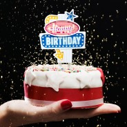 Happy Birthday Flashing Cake Topper 1 