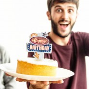 Happy Birthday Flashing Cake Topper 5 
