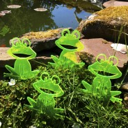 Happy Frogs Fluorescent Green Suncatcher Stakes (5 Pack) 3 