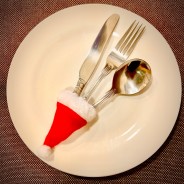 Santa Hat Cutlery Holders - 6PK 1 