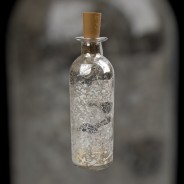 Led Crackle Effect Glass Bottle 1 