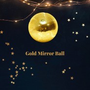 30cm Gold Mirror Ball - Equinox 2 