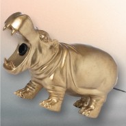 Hippo Gold Table Lamp (Hetty) 1 