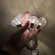 Solar Mini Bulb String Lights in Warm White - Rowan 2 