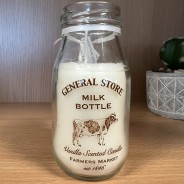 Milk Bottle Candle - Vanilla Scented 2 