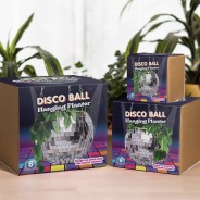 Disco Ball Hanging Planter in 3 sizes 1 