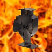 Heat Powered Stove Fan - Money & Energy Saving  8 