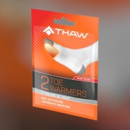 THAW Disposable Toe Warmers 7Hr Heat - 2 Pack 1 