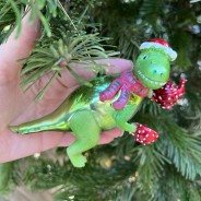 Crazy Christmas Critters Glass Bauble Ornaments 4 12cm Tall