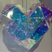 Iridescent Dreamlight Hanging Heart Lamp 19cm 3 